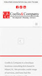 Mobile Screenshot of coelloandco.com